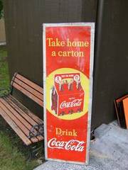 Coca-Cola COKE sign 1930's/40's