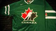 Green Junior Team CANADA Hockey jersy