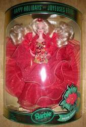 Barbie dolls,  Special edition Happy Holidays & Barbie collectibles