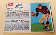 1962 POST CFL #137 JOE KAPP B C LIONS CREASE FREE-RARE CARD.
