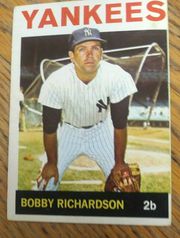 1964 Topps # 190 Bobby Richardson New York Yankees EX cond
